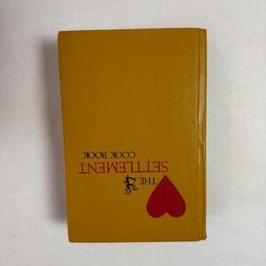 The Settlement Cook Book 1976 Simon and Schuster Hardcover Yellow Vintage